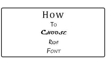 how to choose right font